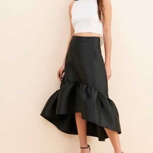 Anthropologie Mare Mare Serene Formal Flounced Maxi Skirt